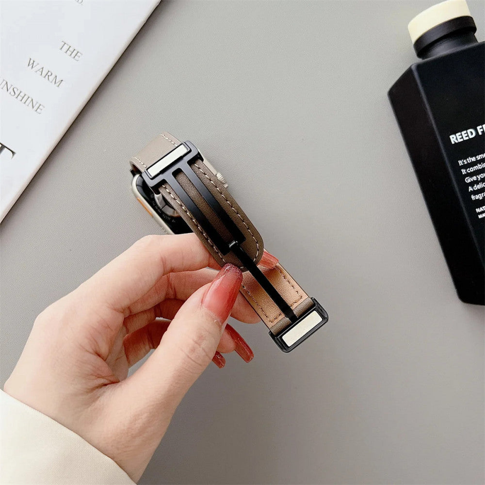 Ремінець Leather Magic Apple Watch 38 mm 40 mm 41 mm — Black