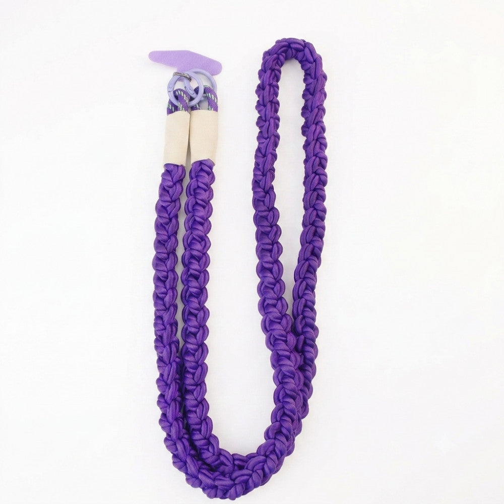 Ремінець для телефона на шию «Knitting» — Ultraviolet