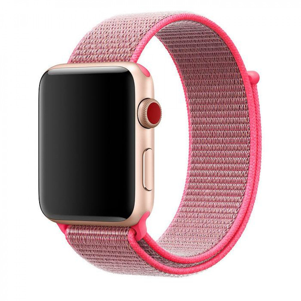 Ремінець Nylon Loop Apple Watch 38 mm 40 mm 41 mm — Light Pink