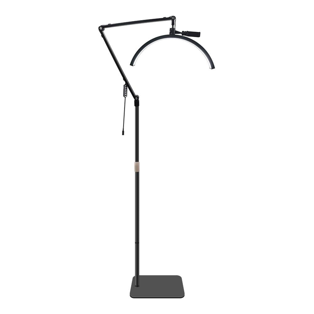 Бестеневая LED-лампа HD-M40X, 36 Вт, 145-187 см, черная цветовая температура 3200-5600 K, 50 см, свет:238 головка лампы из сплава + металлическая опора