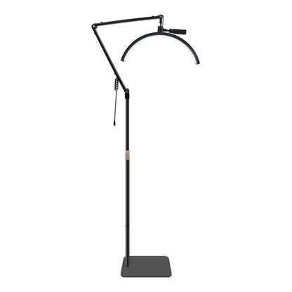 Бестеневая LED-лампа HD-M40X, 36 Вт, 145-187 см, черная цветовая температура 3200-5600 K, 50 см, свет:238 головка лампы из сплава + металлическая опора