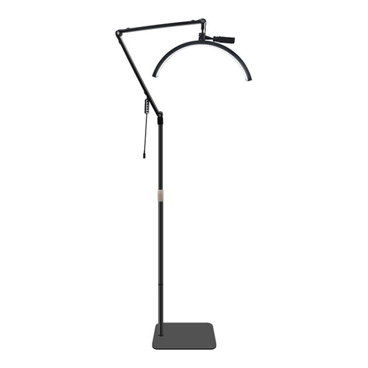 Бестеневая LED-лампа HD-M40X, 36 Вт, 145-187 см, черная цветовая температура 3200-5600 K, 50 см, свет:238 головка лампы из сплава + металлическая опора