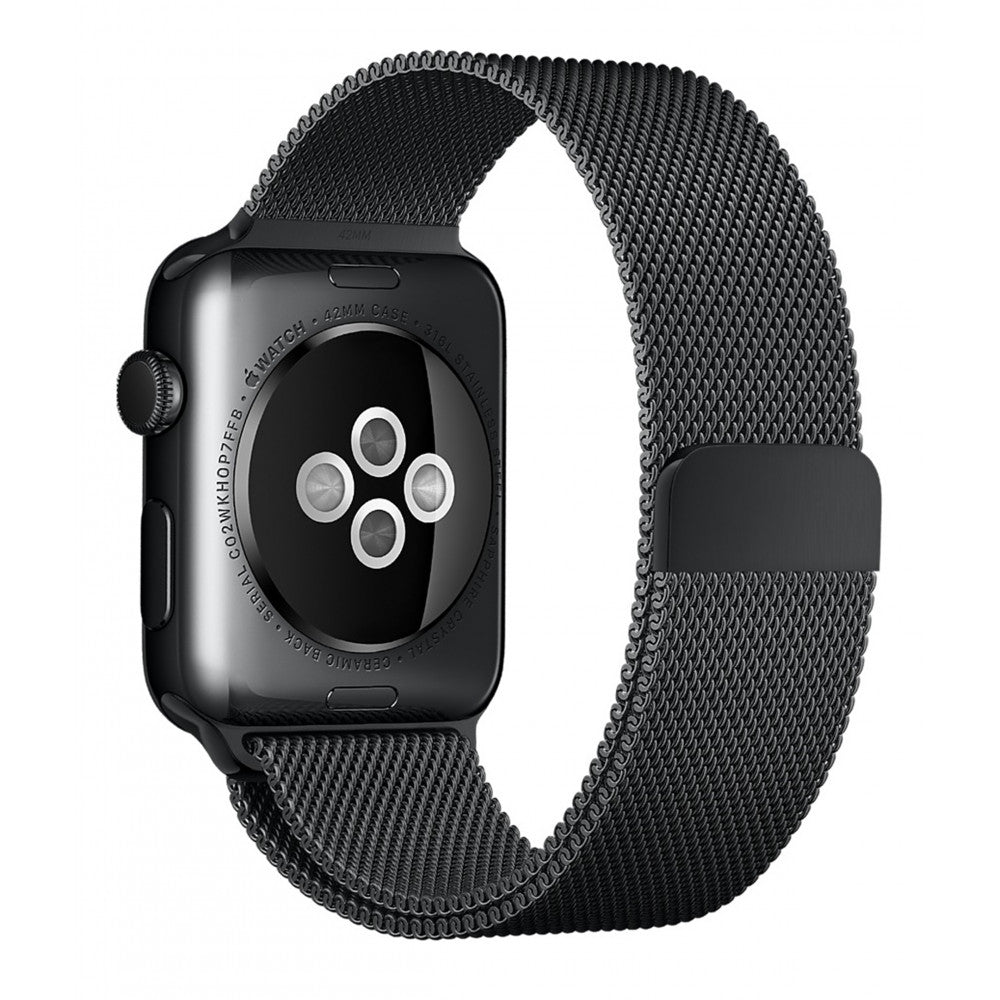 Ремінець Milanese Loop — Apple Watch 42 mm | 44 mm | 45 mm | 49 mm Black