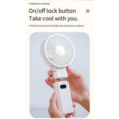 Портативный мини вентилятор RD10 - 4000 mAh — Grey