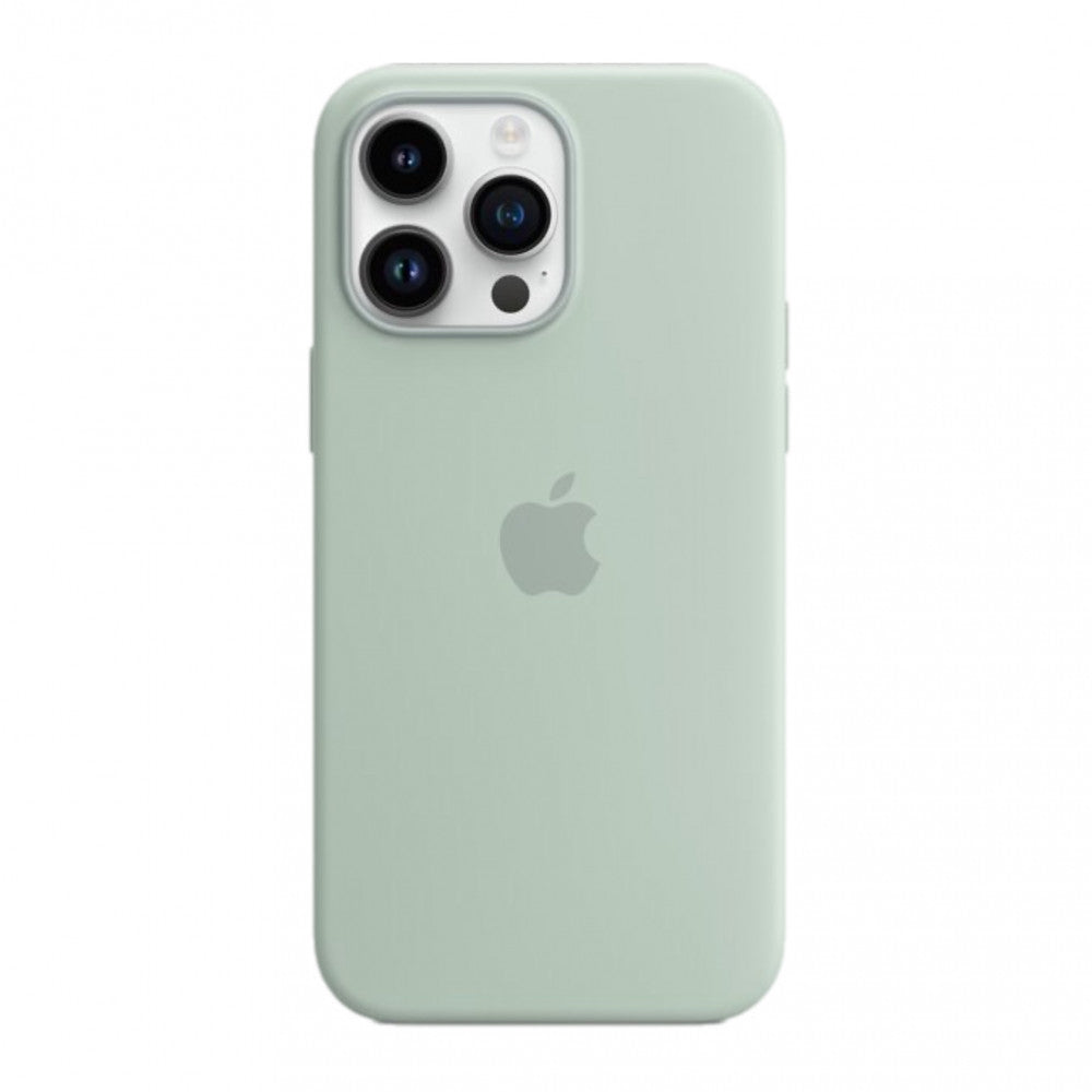Original Silicone Case Full Size iPhone 14 6.1" — Light Turquoise (73)