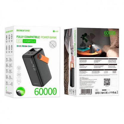 Power Bank | 60000 mAh | 22.5W| PD20W | — Borofone BJ66B