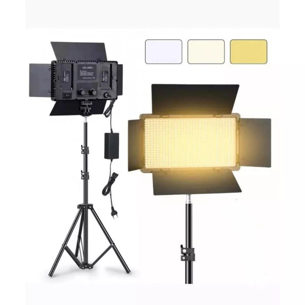 Лампа відеосвітло LED U800 29x17 cm 960 Lights 3200K-6500K Remote без штатива
