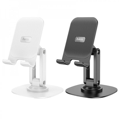 Holder — Hoco HD6 Winner dual-axis rotating desktop stand — white