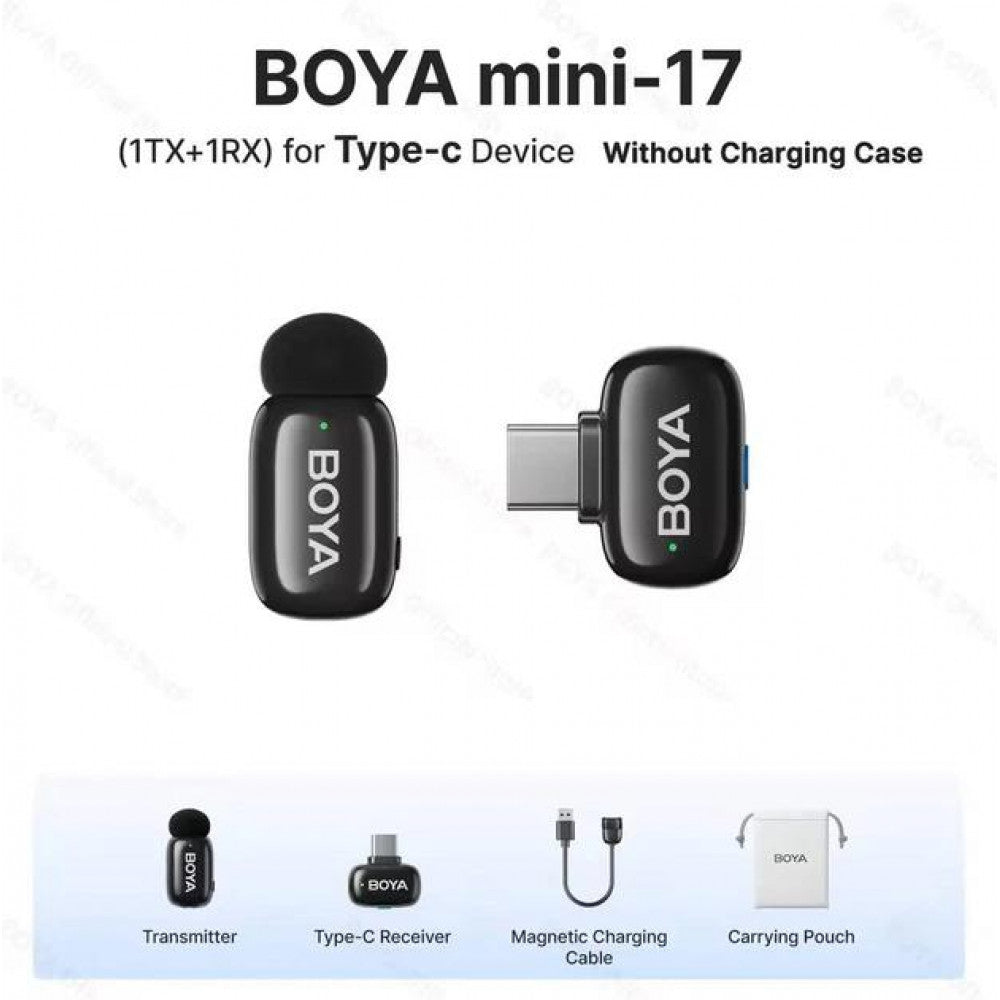Беспроводной микрофон для телефона BOYA Mini-17