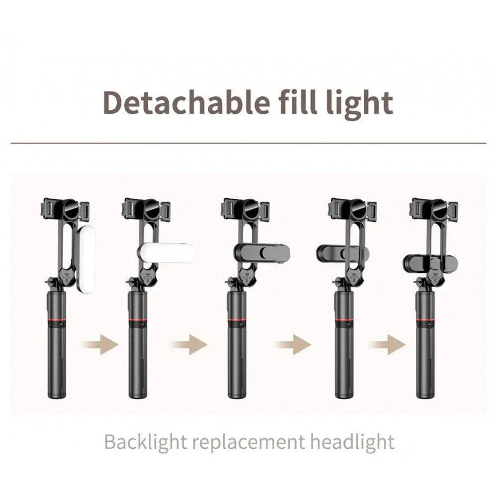 Monopod Tripod L15  |  Removable fill light stable selfie stick tripod (1110mm)