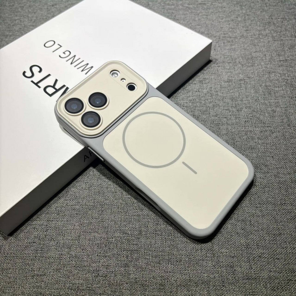 Накладка Чехлы Full camera armor Case With MagSafe — iPhone 17 Pro  — Grey