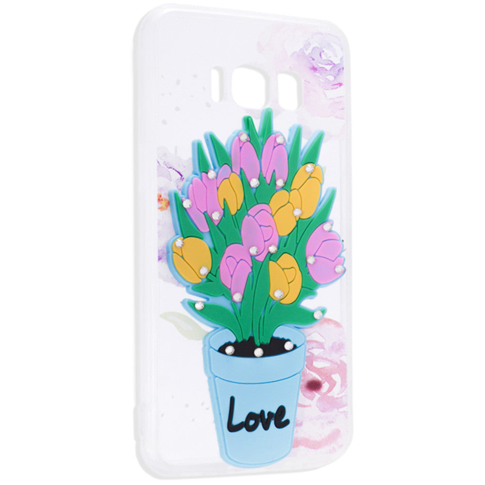 Flowers Diamonds TPU Case Samsung J5 Prime(G570)