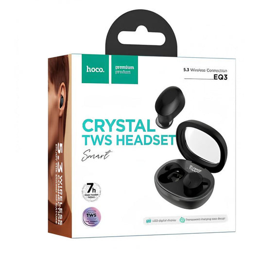 Bluetooth гарнітура TWS — Hoco EQ3 Smart __ — Black