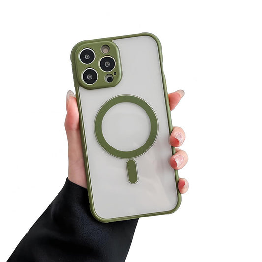 Skin Clear Case With MagSafe iPhone 11 — Green