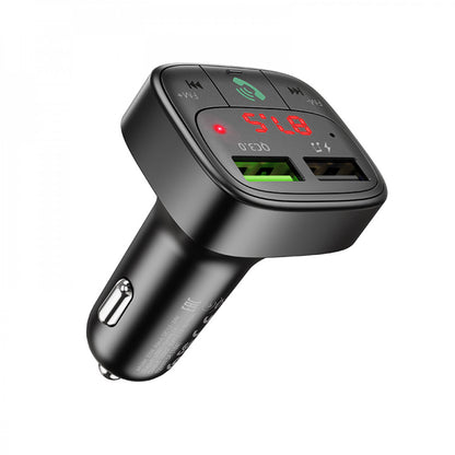 FM Transmitter MP3 | Car Charger | 3.1A | QC3.0 1U - Hoco E59