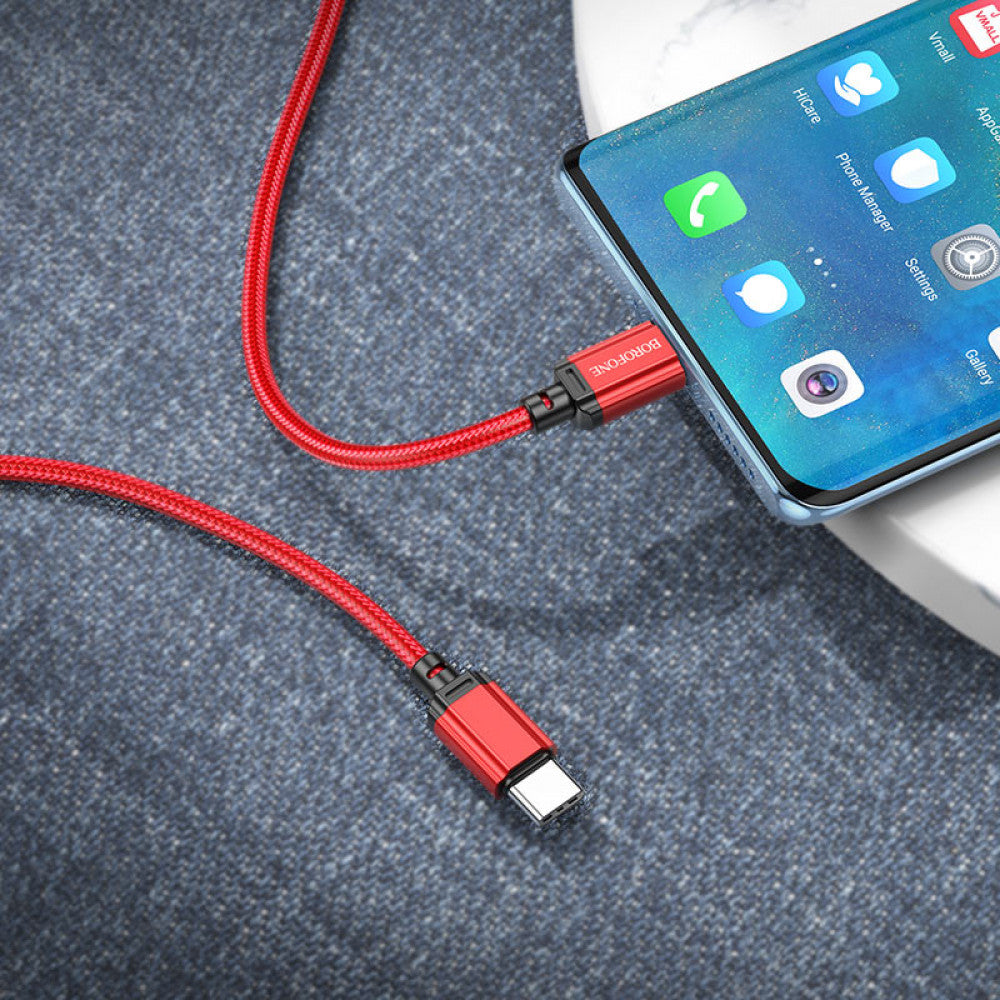 Кабель USB C to C 60W (1m) Borofone BX87 (unpackaged) — Black