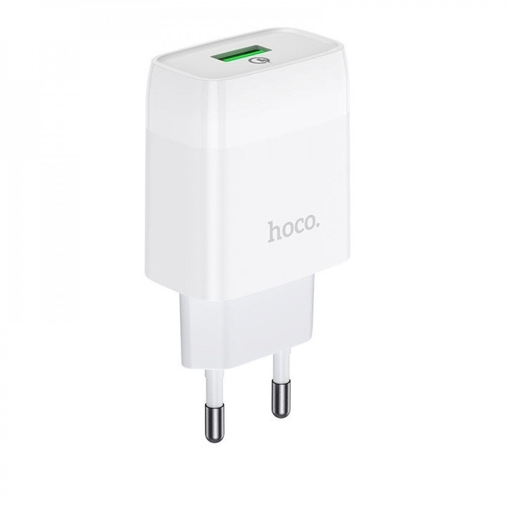 Home Charger | 18W | QC3.0 — Hoco C72Q — White