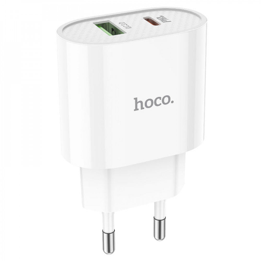 Home Charger 20W PD QC3.0 Hoco C95A — White