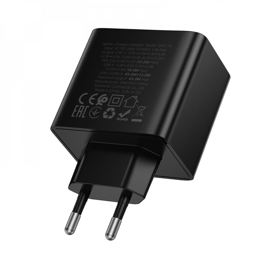 Home Charger 65W 1PD 1U Borofone BAS17A