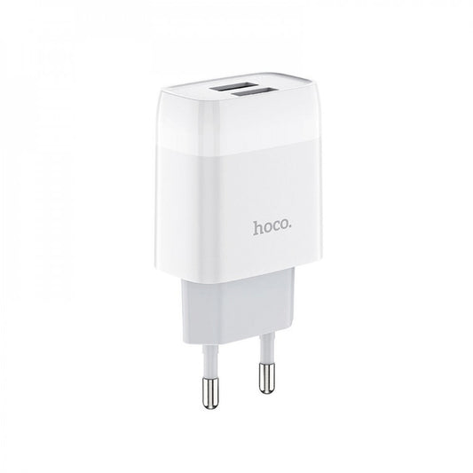 Home Charger | 2.4A | 2U — Hoco C73A — White