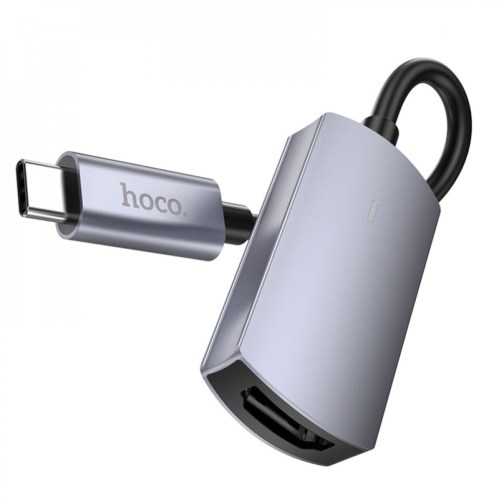 Adapter USB C To HDTV — Hoco UA20 — Metal Gray