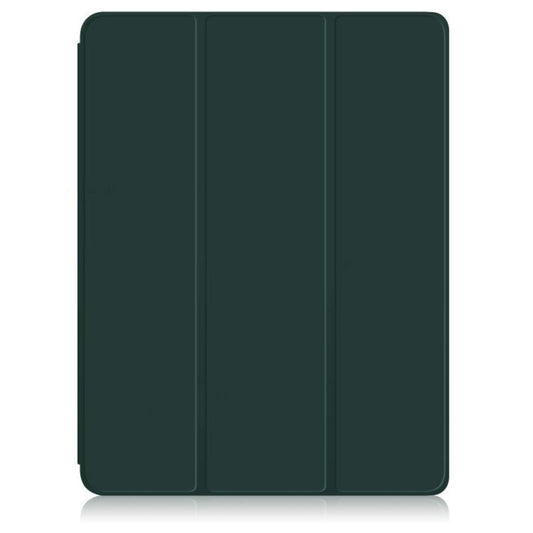 Tri-fold flat with pen slot Book Case — iPad 10.9"/11" Universal  — Dark Green