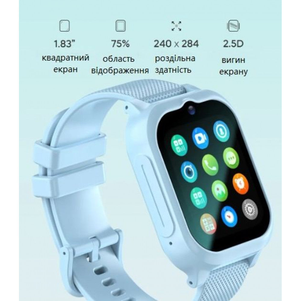 Smart Baby Watch M3MAX Waterproof с GPS трекером 4G  — Black