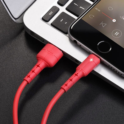 Кабель Lightning 2A (1.2m) Hoco X30 Black — Black