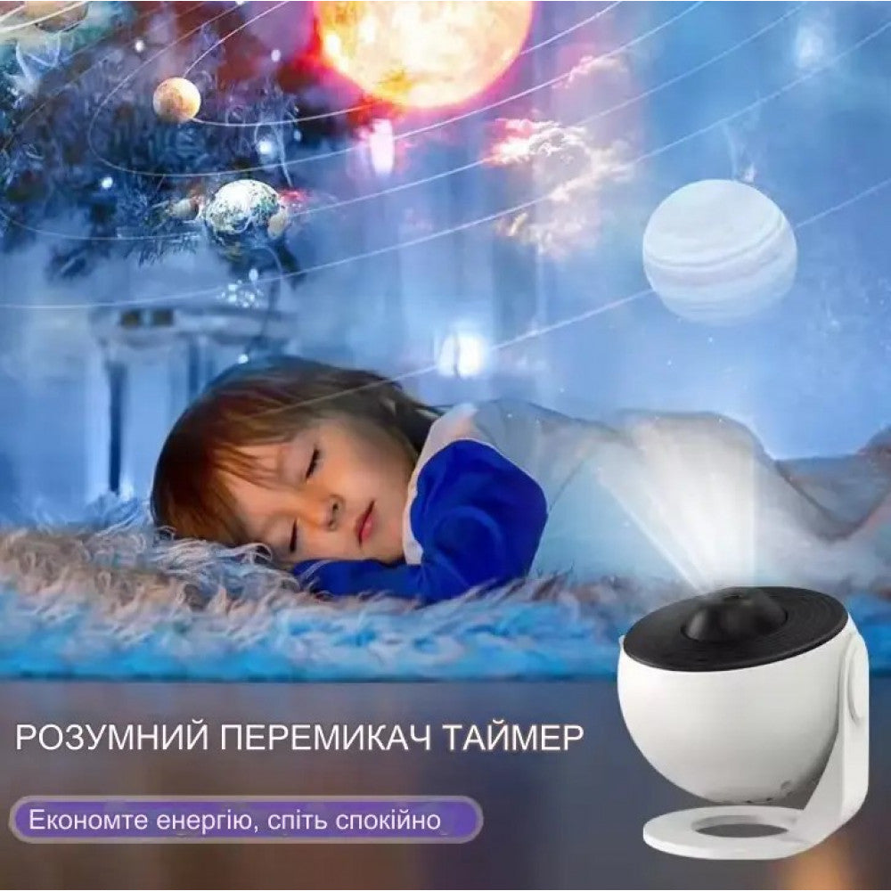 Ночной светильник-проектор — BL-DQY02  — White