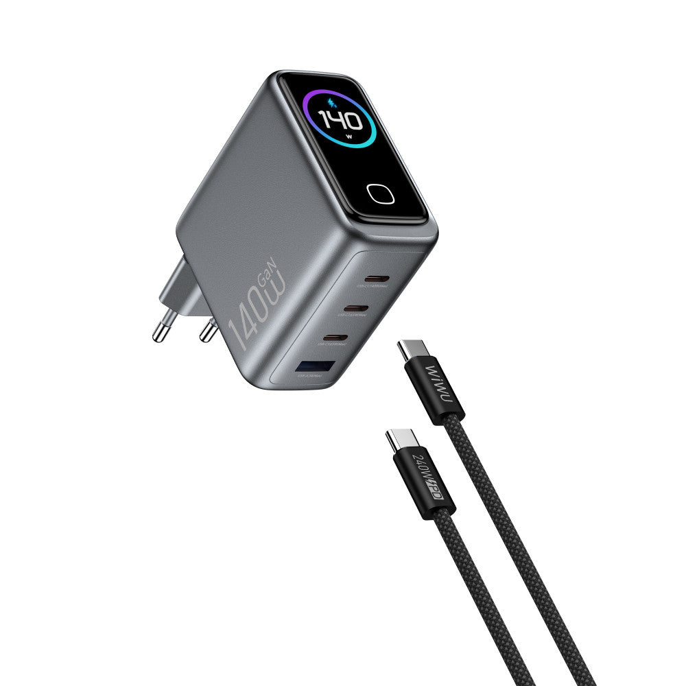 Home Charger | 140W | GaN | 3 PD3.0 |  QC3.0 — Wiwu CHG200
