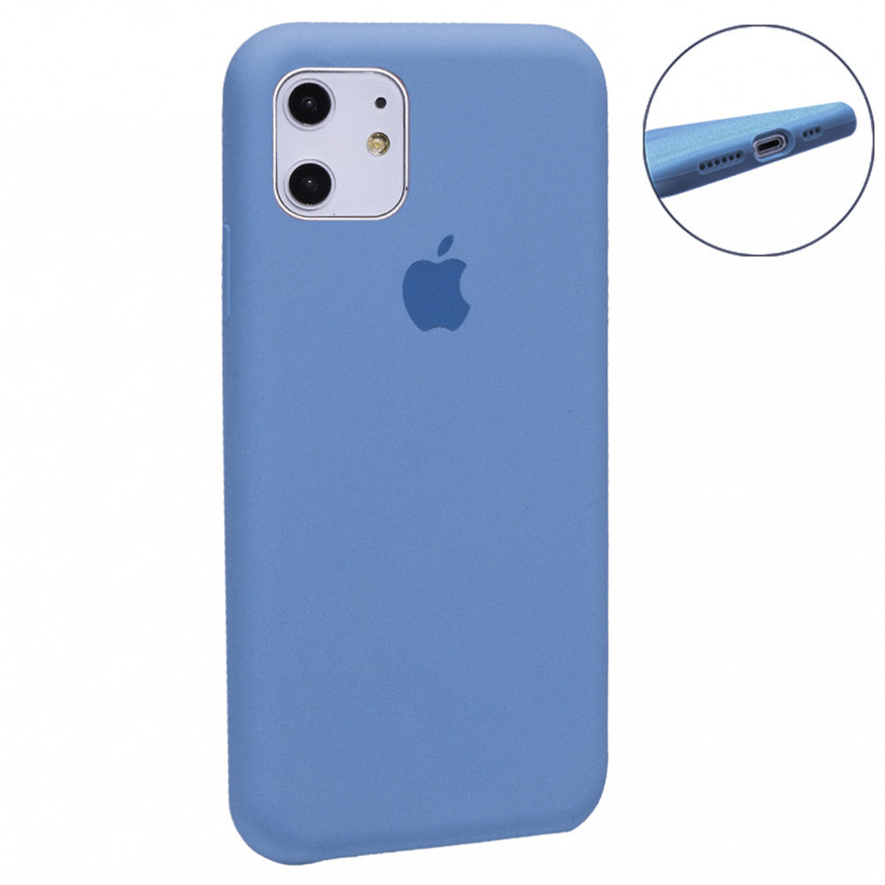 Original Silicone Case Full Size iPhone 11 — Rock Gray (10)