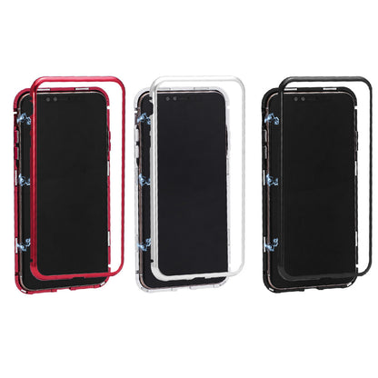 Magnetic Suction With Glass Shell - iPhone Xs Max - Red