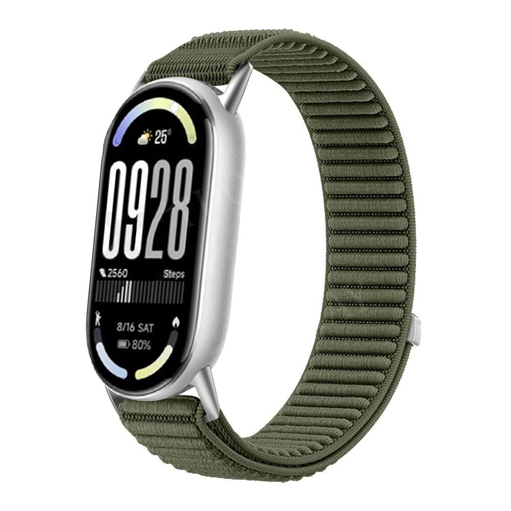Ремінець Nylon Loop Xiaomi Mi Band 8 ; 9 ; 10 — Green