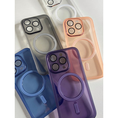 Накладка Чохли Strong Color Case with MagSafe iPhone 14 — Black