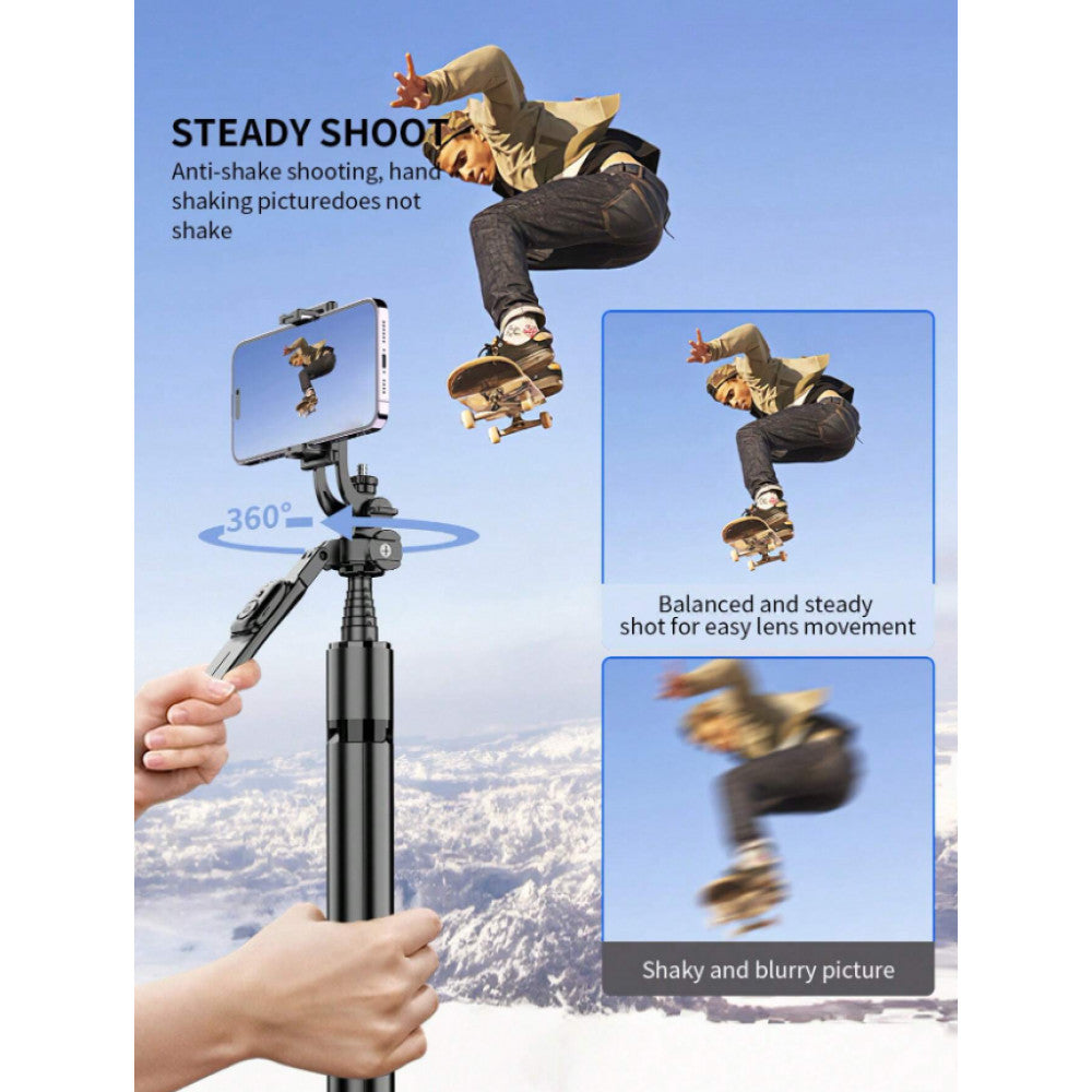 Monopod Tripod | 2.02m | Button Bluetooth | C08