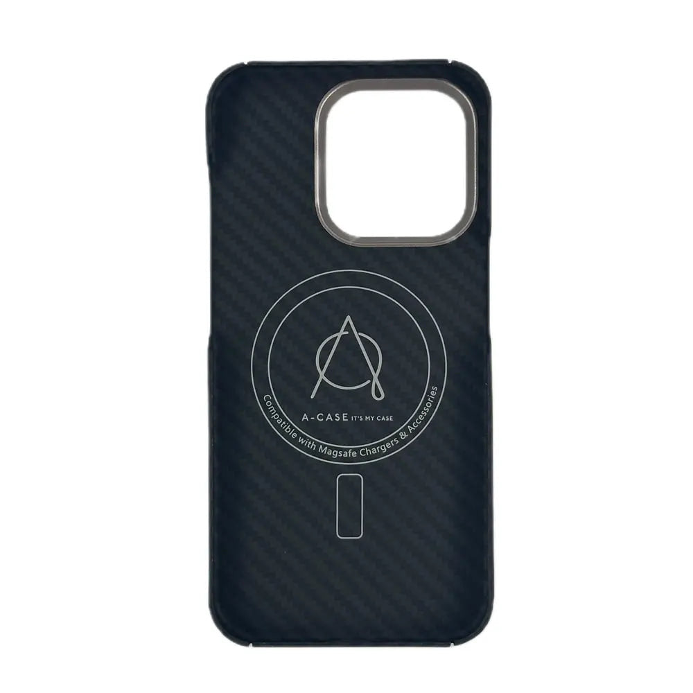 Накладка Чехлы A-Case Kevlar With Magsafe — iPhone 15 Pro Max — Black