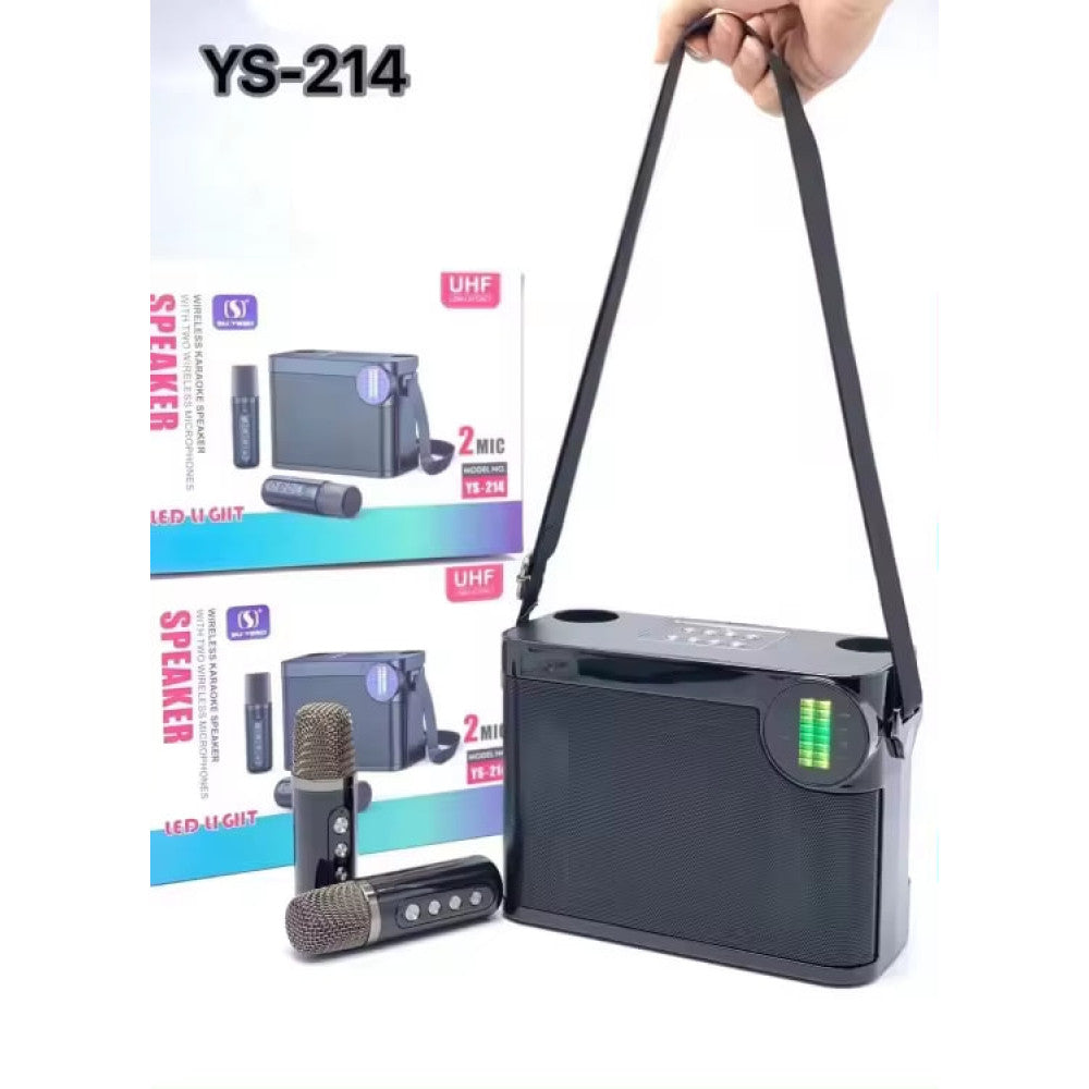 Bluetooth Speaker & 2 Microphones — YS-214