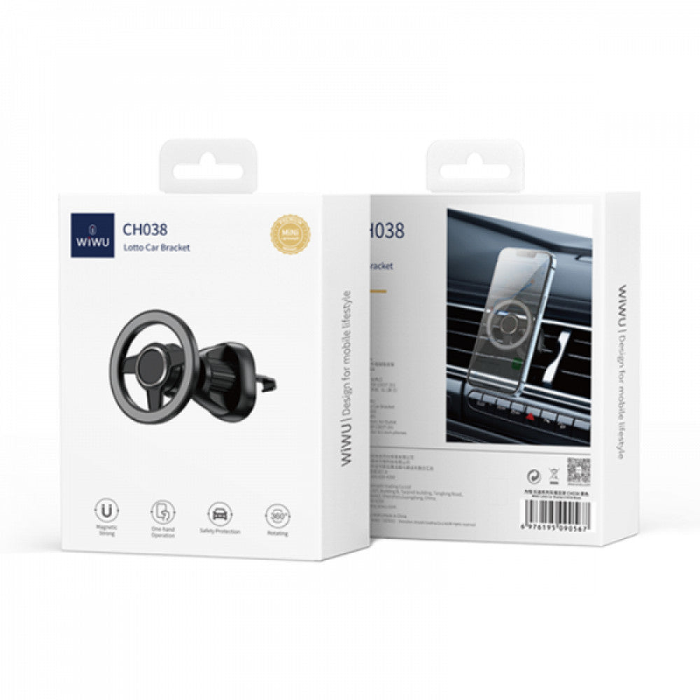 Автотримач магнітний на повітряний провід WiWU CH038