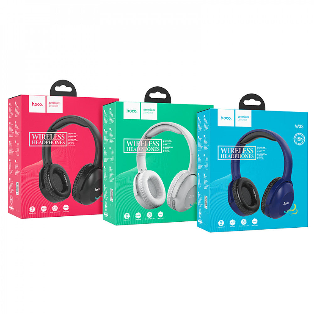 Навушники Bluetooth Hoco W33 Art sount - Blue