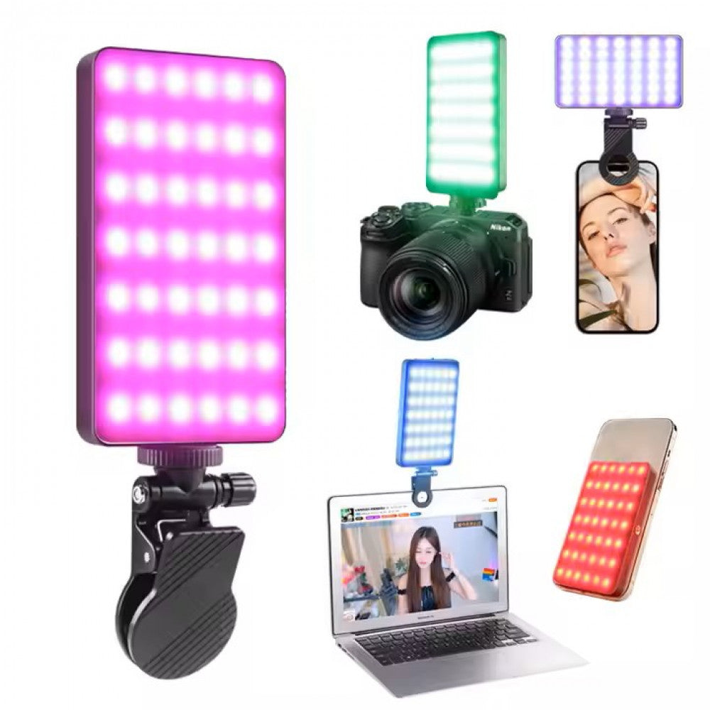 Накамерный видеосвет LED RGB — M20