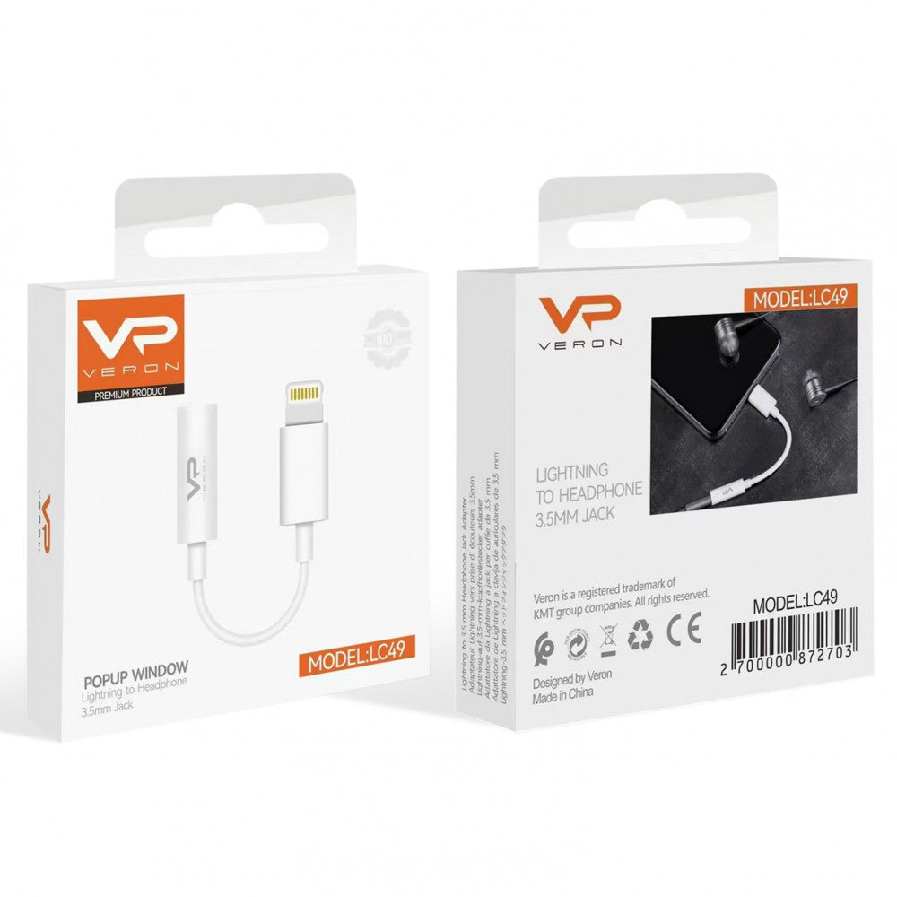 Adapter USB C To 3.5mm Veron TC55