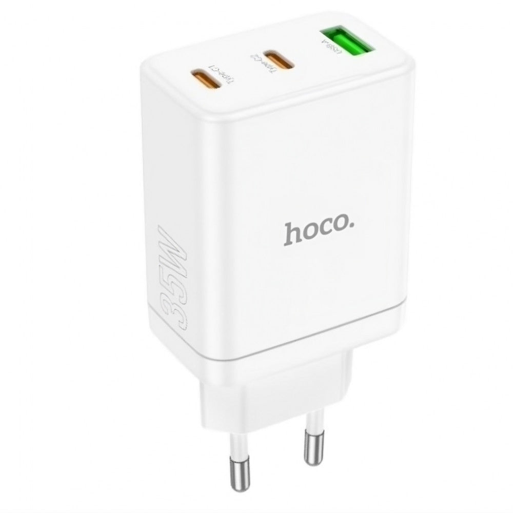 Home Charger 35W 2 PD QC3.0 Hoco N33 — White