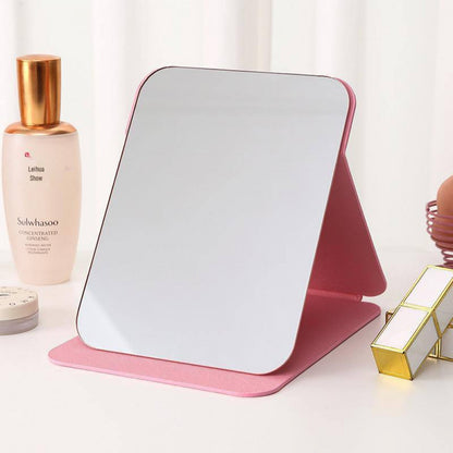 Зеркало с LED подсветкой Folding makeup mirror 806 — Pink