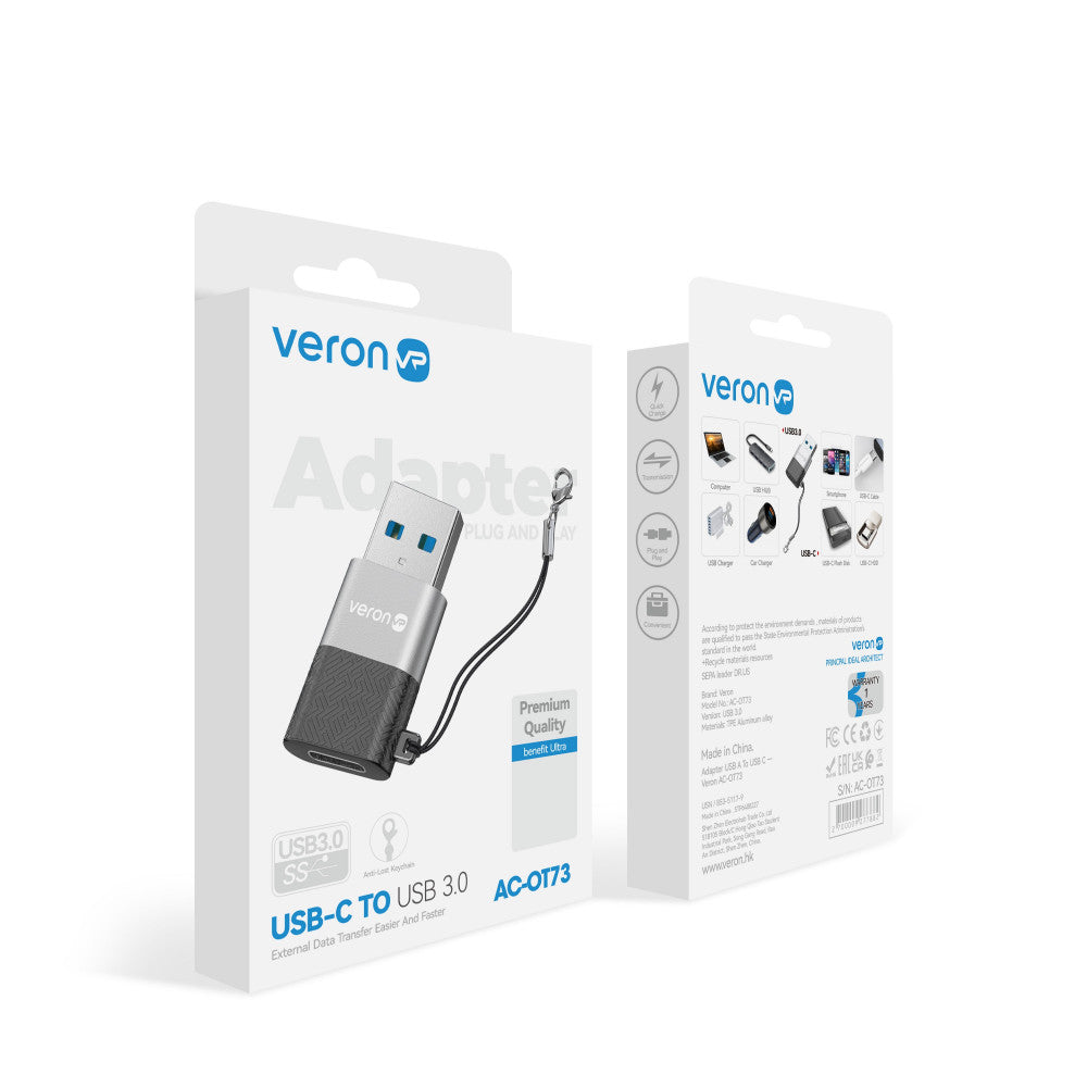 Adapter USB A To USB C — Veron AC-OT73