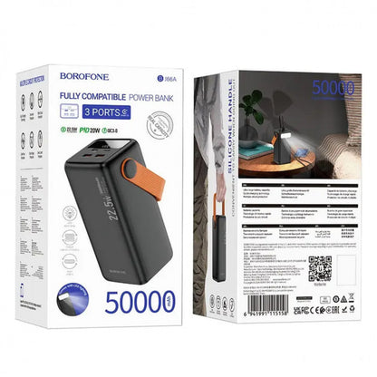 Power Bank | 50000 mAh | 22.5W| PD20W | — Borofone BJ66A