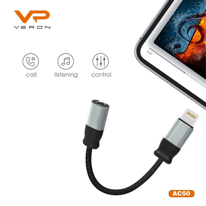 Adapter Lightning To 3.5mm Veron VR-AC50