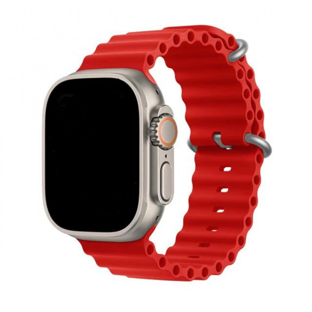 Ремінець Ocean Band Design Apple Watch 38 mm 40 mm 41 mm — Wine Red