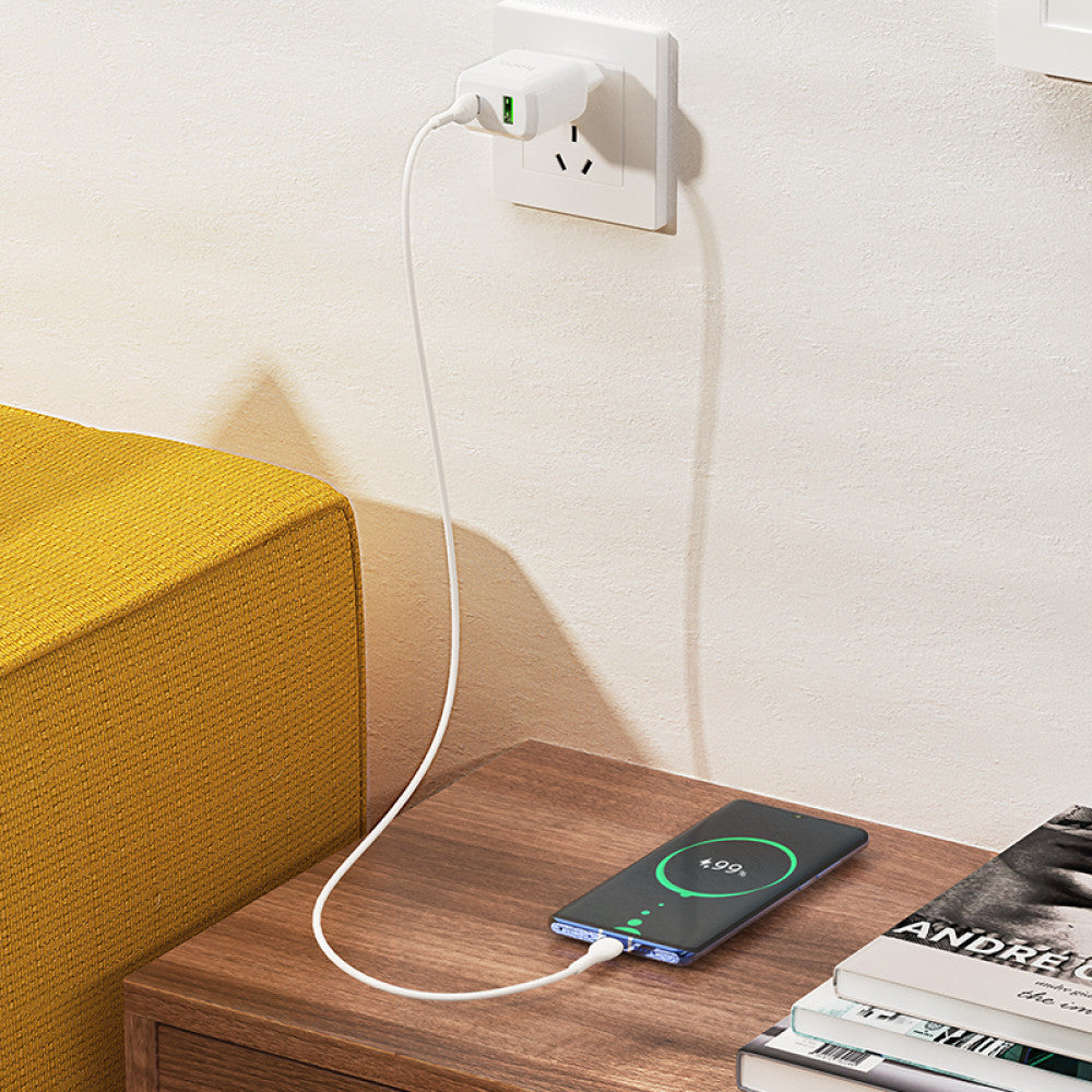 Home Charger | 20W | PD | QC3.0 — Hoco N5 — Black