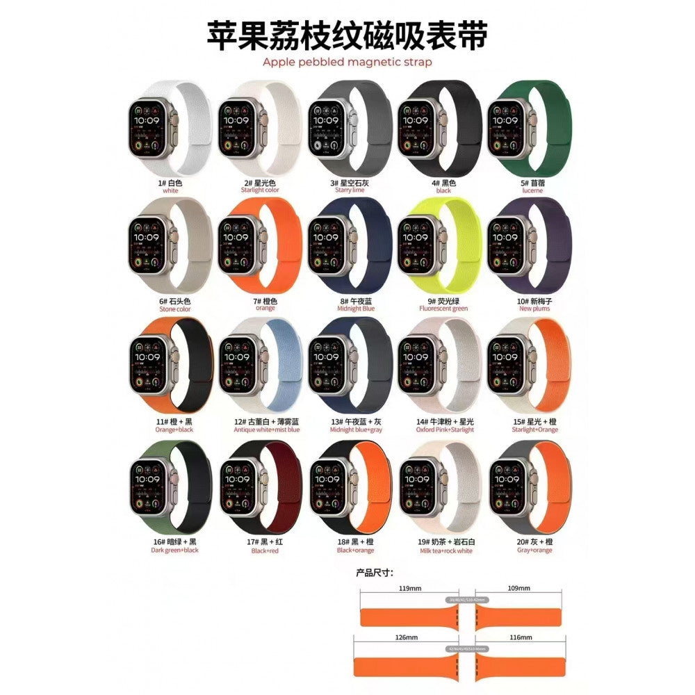 Ремінець Magic Silicon Apple Watch 38 mm 40 mm 41 mm — Oxford Pink&Starlight