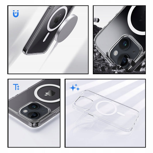 Накладка Чохли Rock Crystal Series TPU Case with Magsafe iPhone 16 Pro